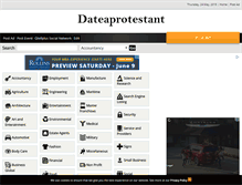 Tablet Screenshot of dateaprotestant.com